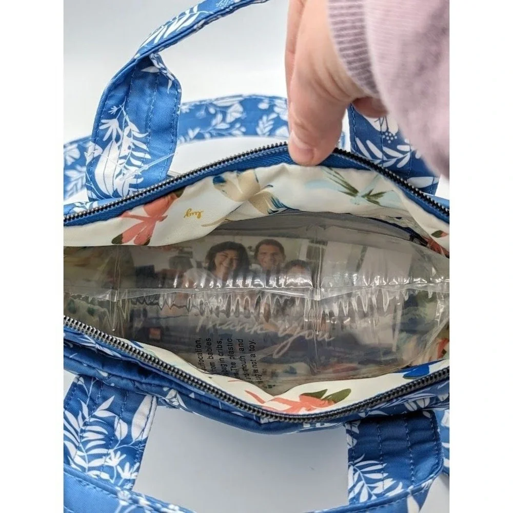 Lug Dory Mini Crossbody Handbag RFID Purse Floral Quilted Adjustable Strap NEW